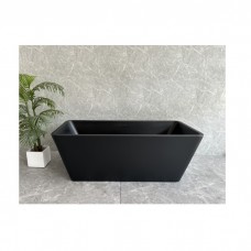 Свободностояща вана, 161,5х72х57 см., черен мат